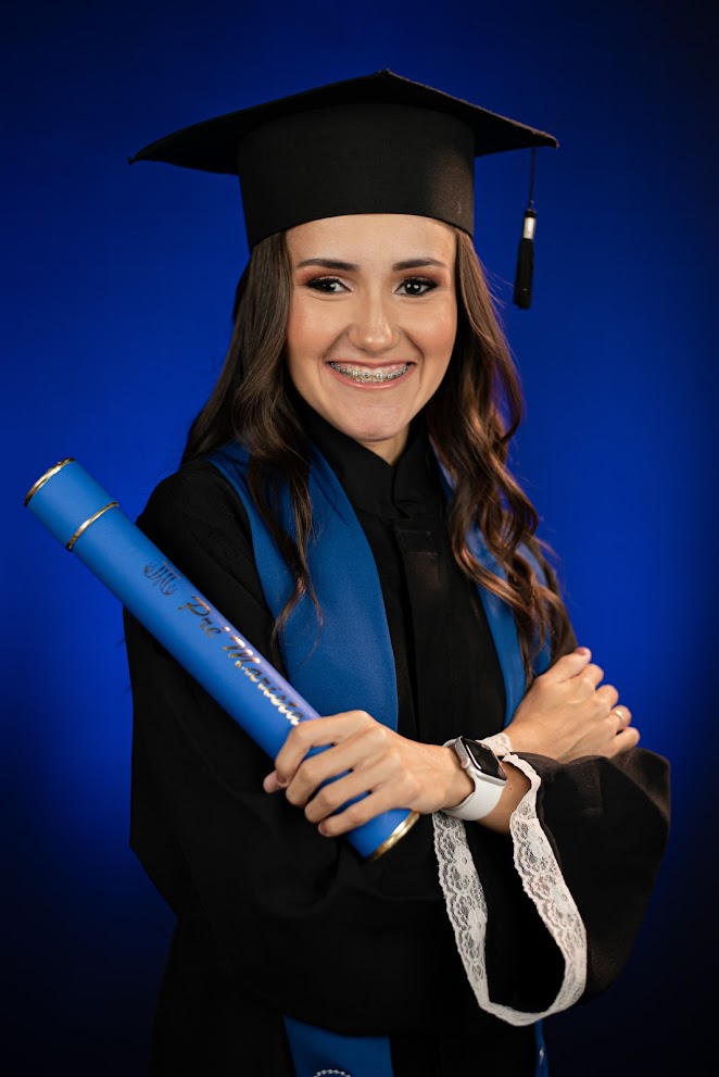 Foto de formatura de Anna Schmidt